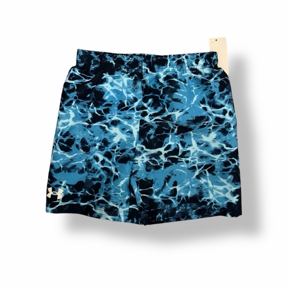 Under Armour Swim Trunks Electric Blue & Black